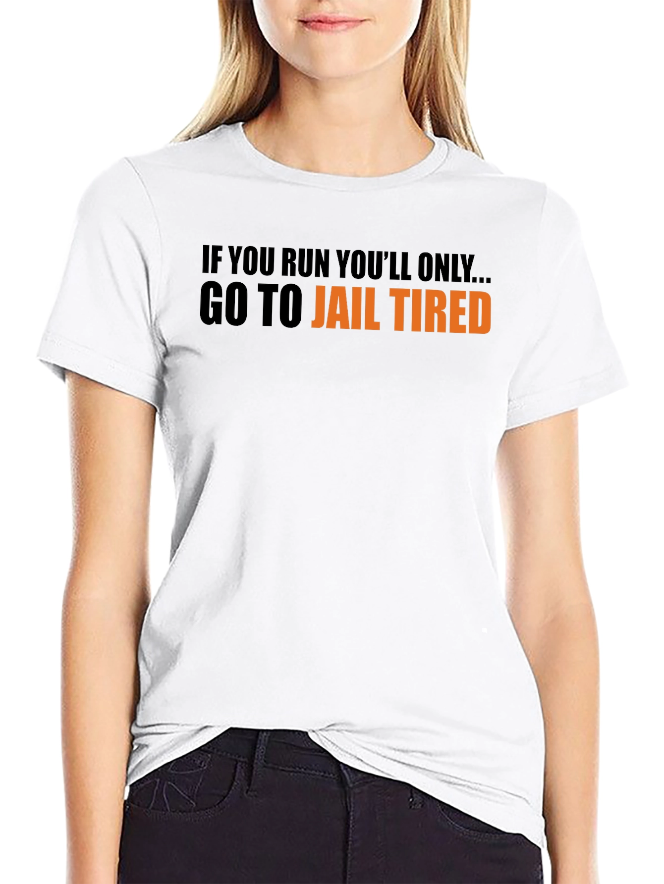 Go To Jail Tired Graphic Tee