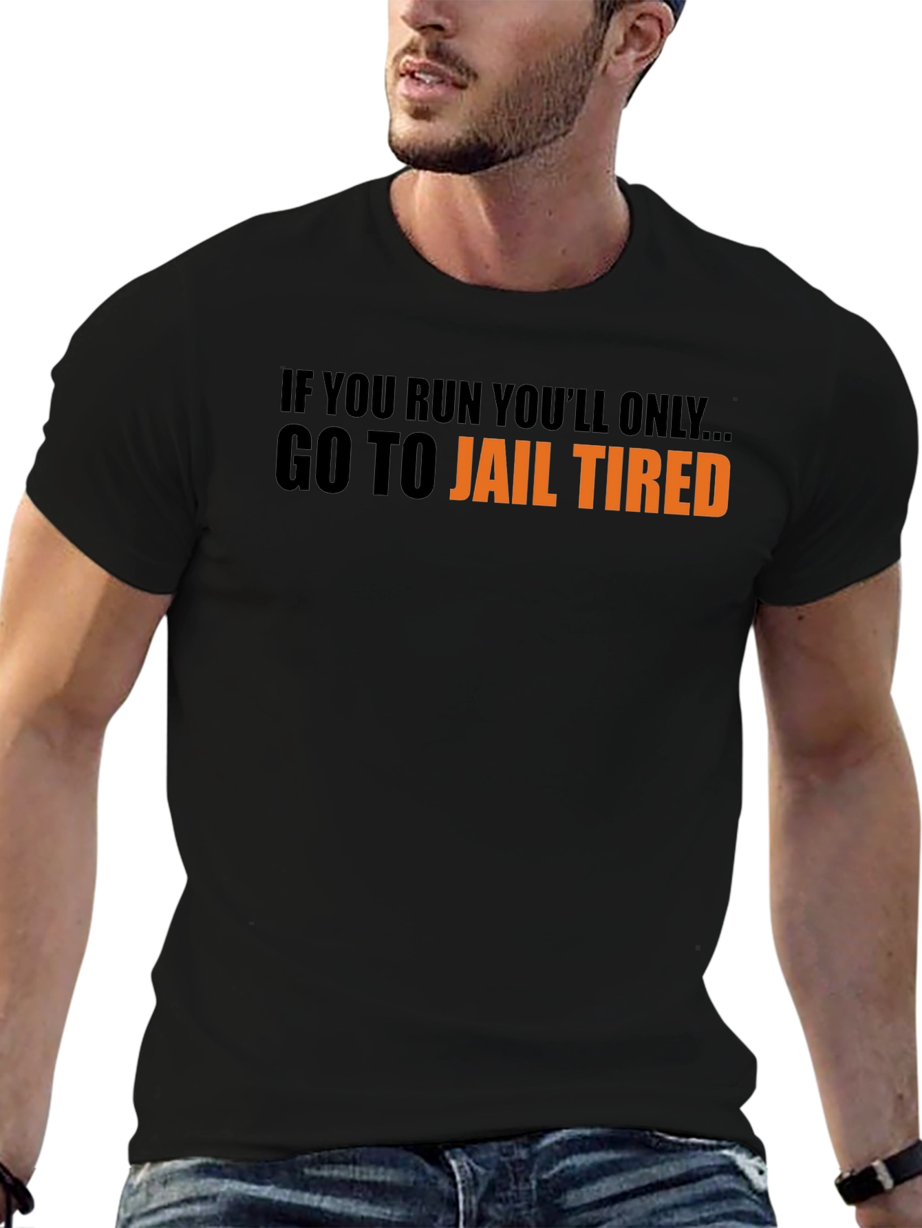 Go To Jail Tired Graphic Tee