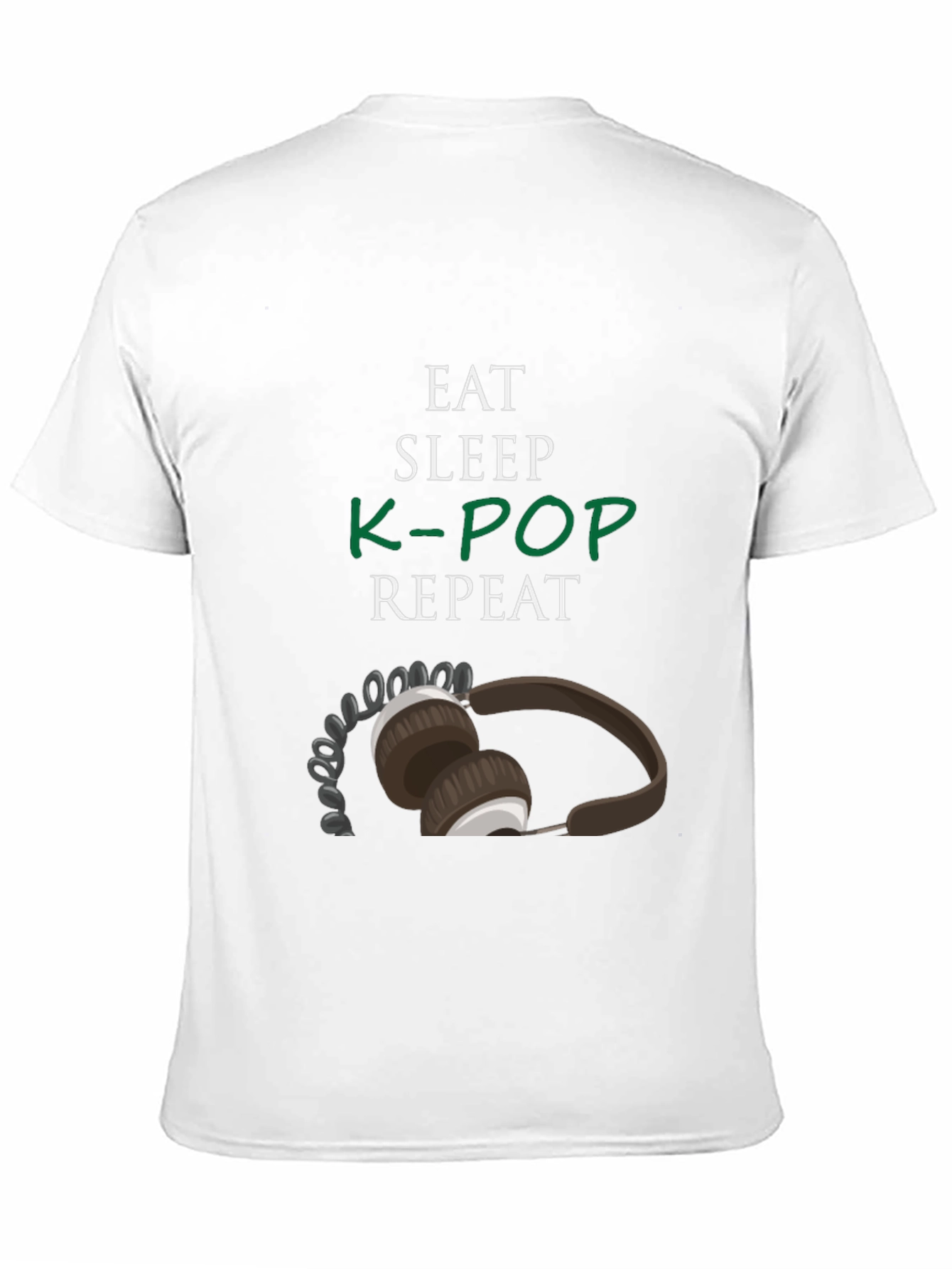 Eat Sleep K-Pop Repeat Graphic Tee