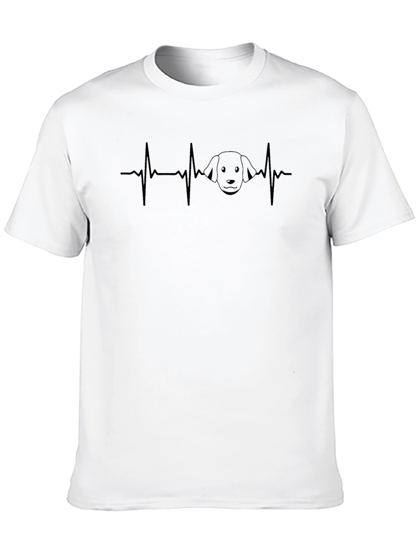 Dog Heartbeat T-Shirt - Cute Pet Lover Tee