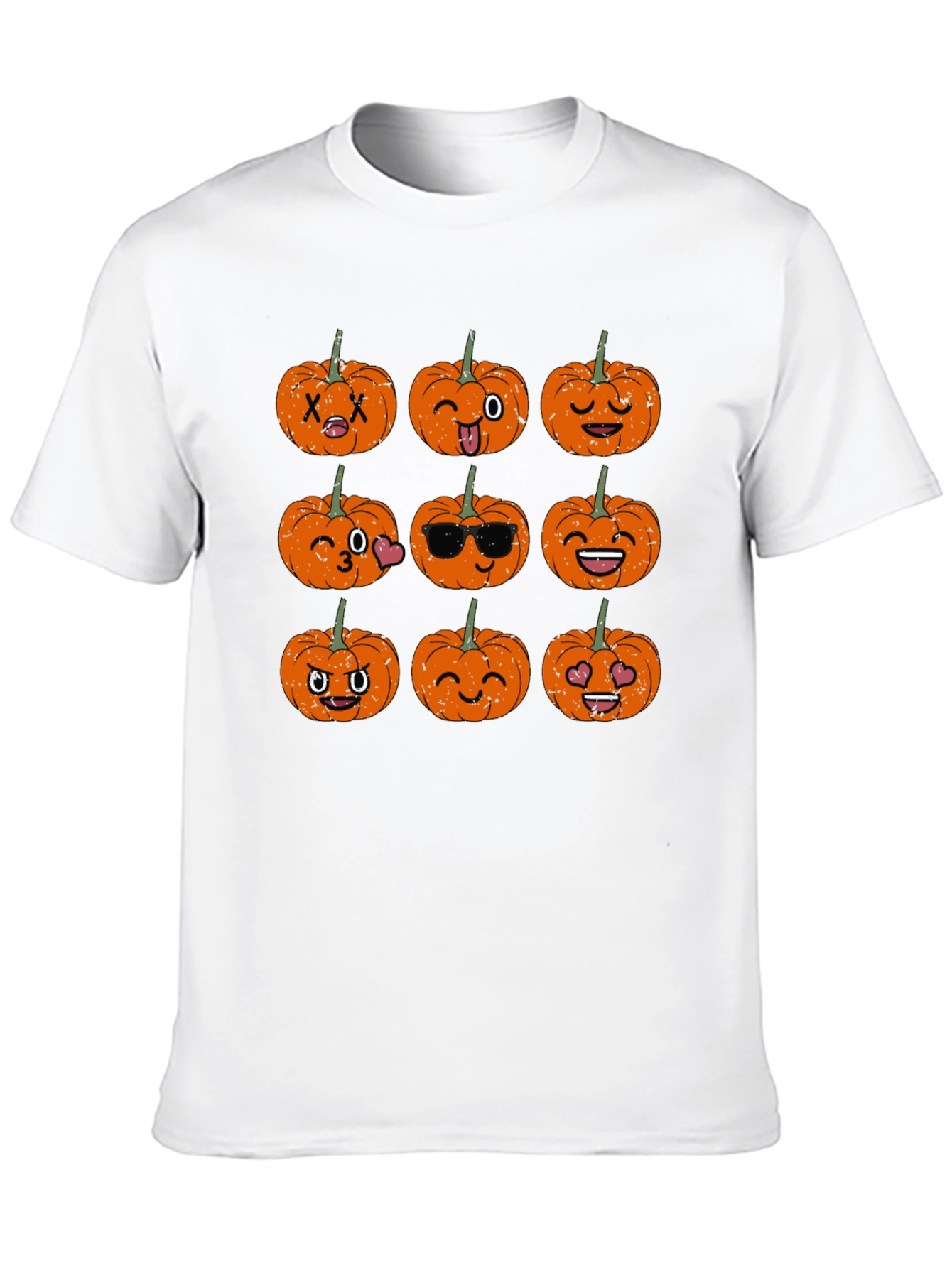 Halloween Pumpkin Emoji T-Shirt