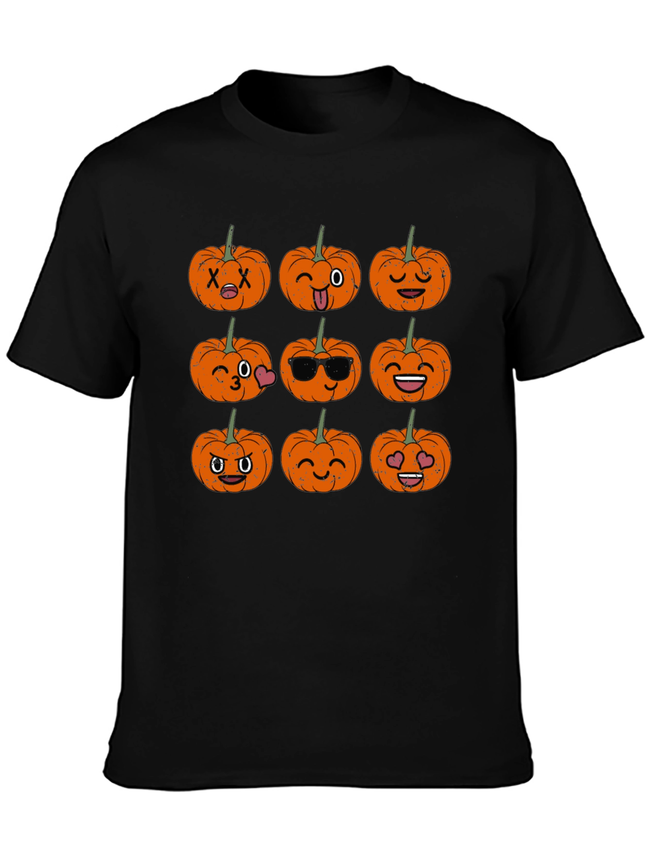Halloween Pumpkin Emoji T-Shirt