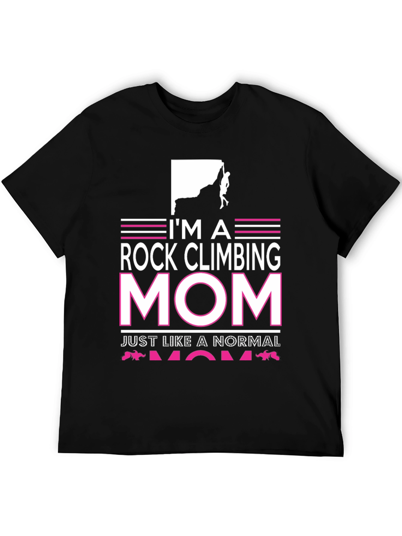 Rock Climbing Mom Graphic T-Shirt