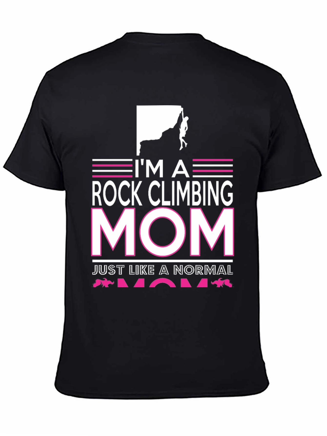 Rock Climbing Mom Graphic T-Shirt