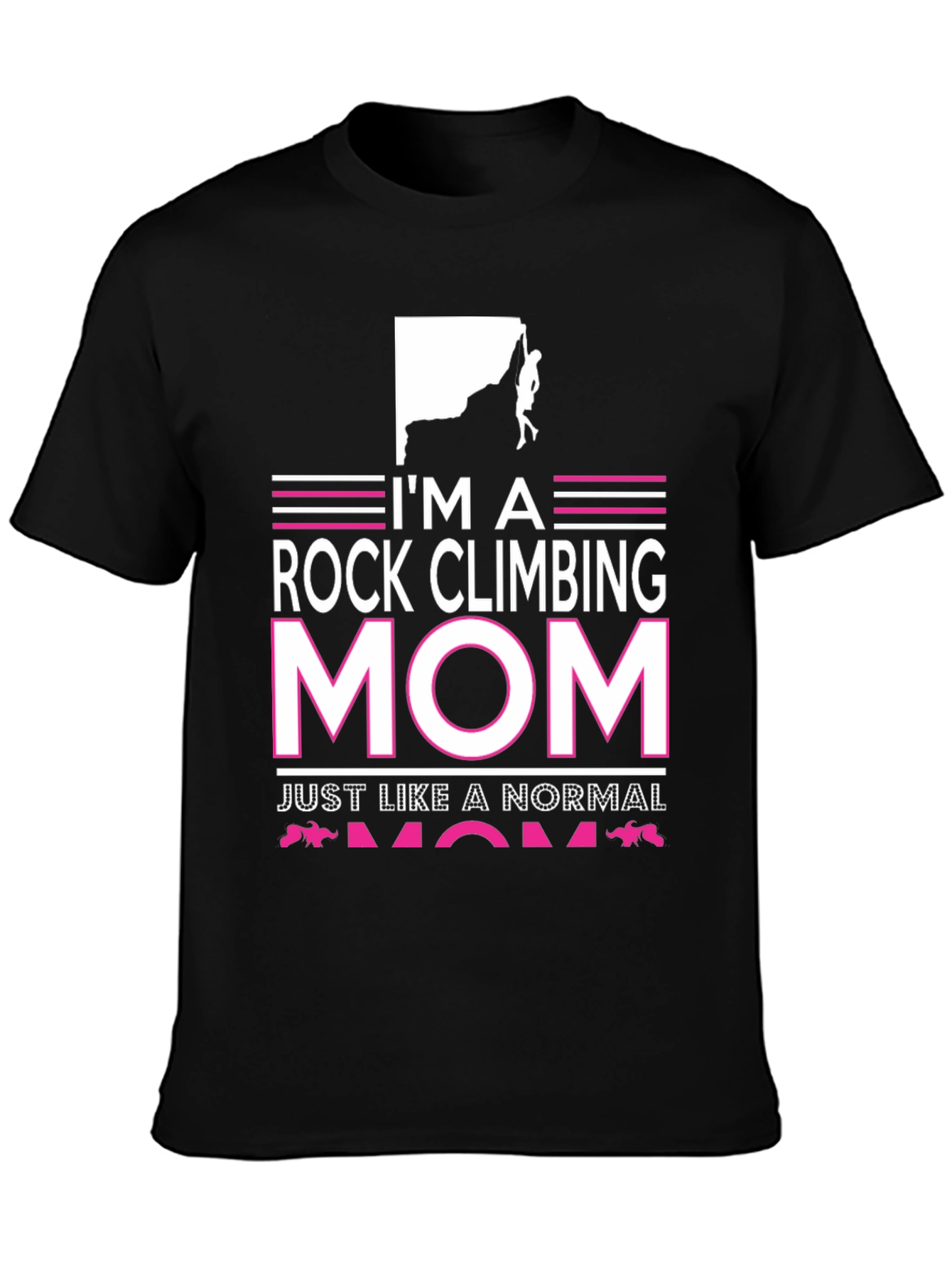 Rock Climbing Mom Graphic T-Shirt