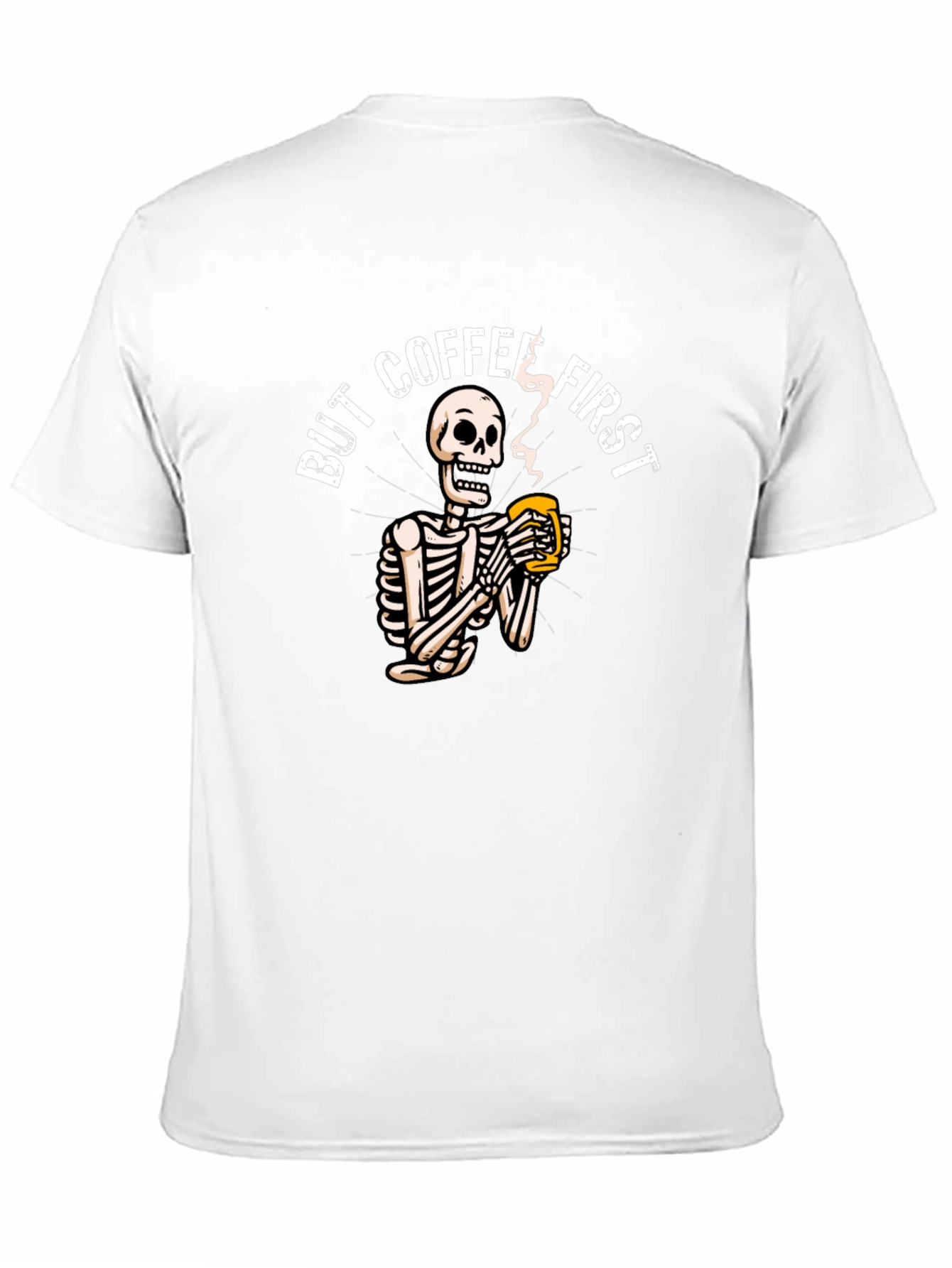 But Coffee First Skeleton Graphic Tee