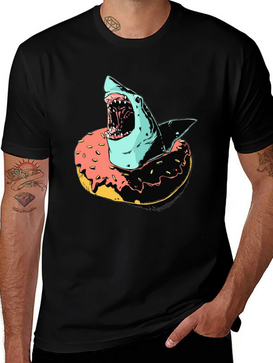 Shark Doughnut Graphic Tee