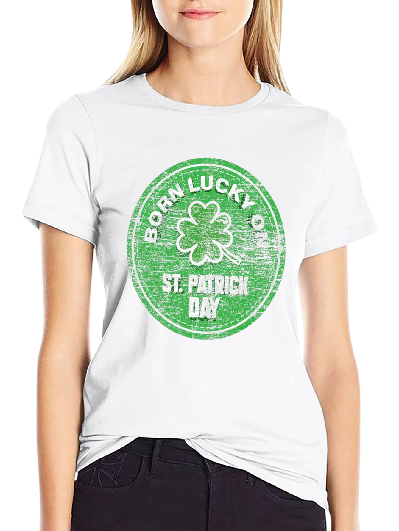 Born Lucky St. Patricks Day T-Shirt
