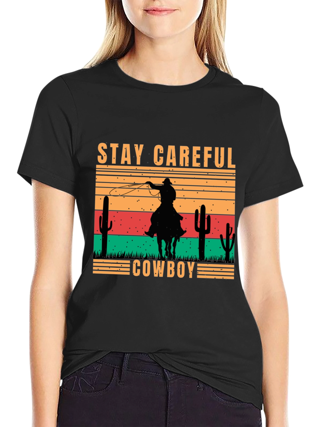 Stay Careful Cowboy Graphic Tee