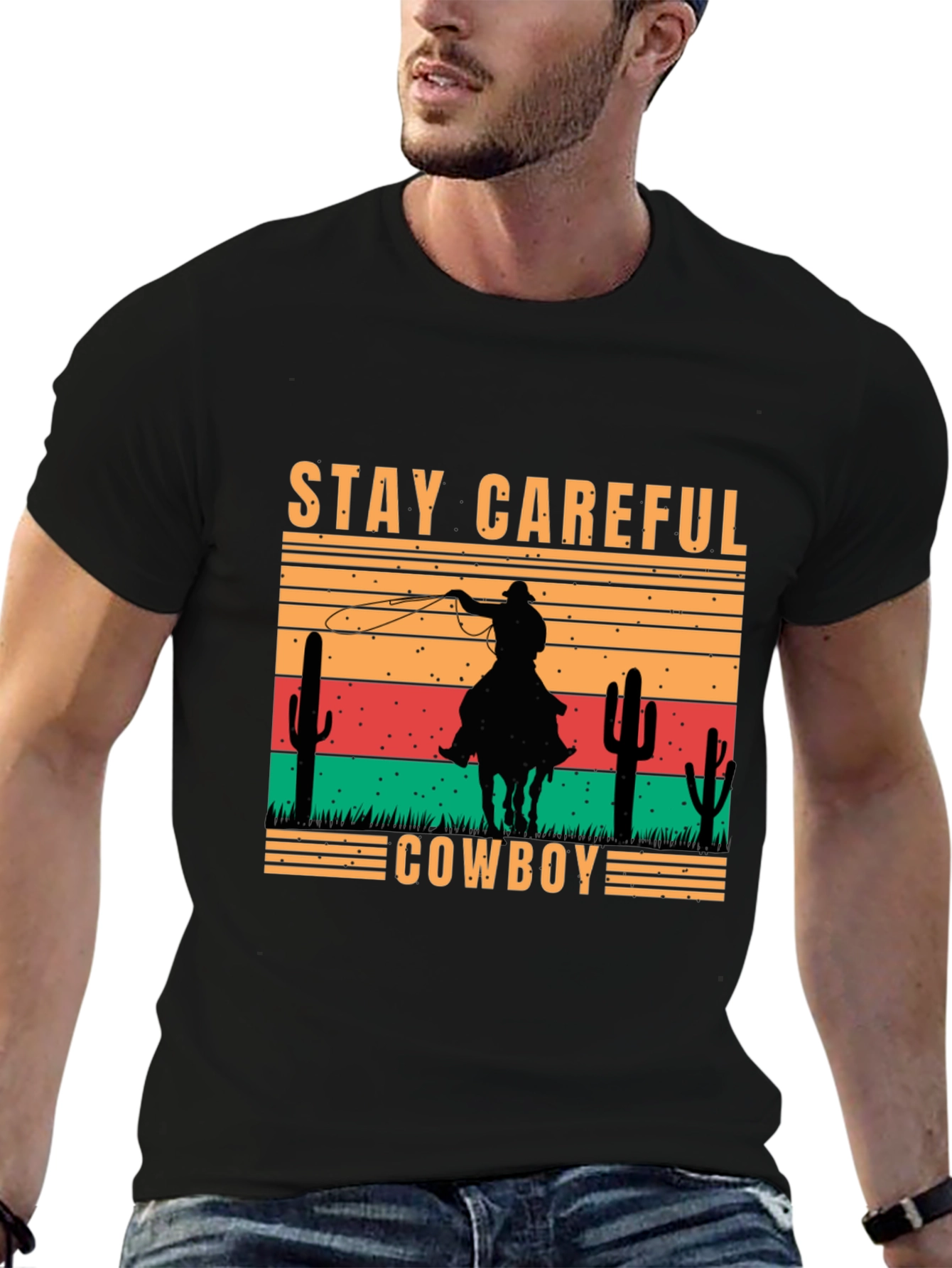 Stay Careful Cowboy Graphic Tee