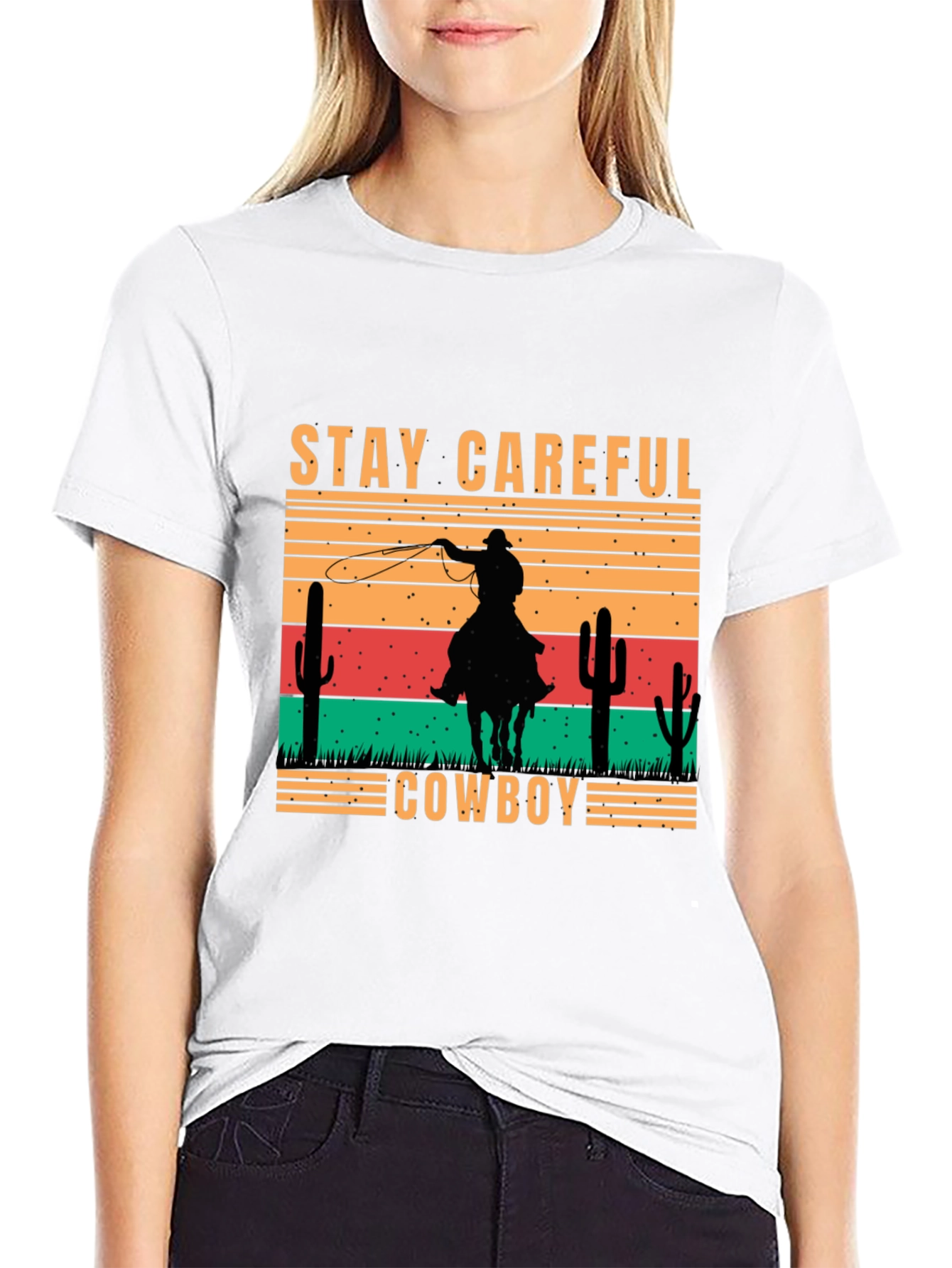 Stay Careful Cowboy Graphic Tee