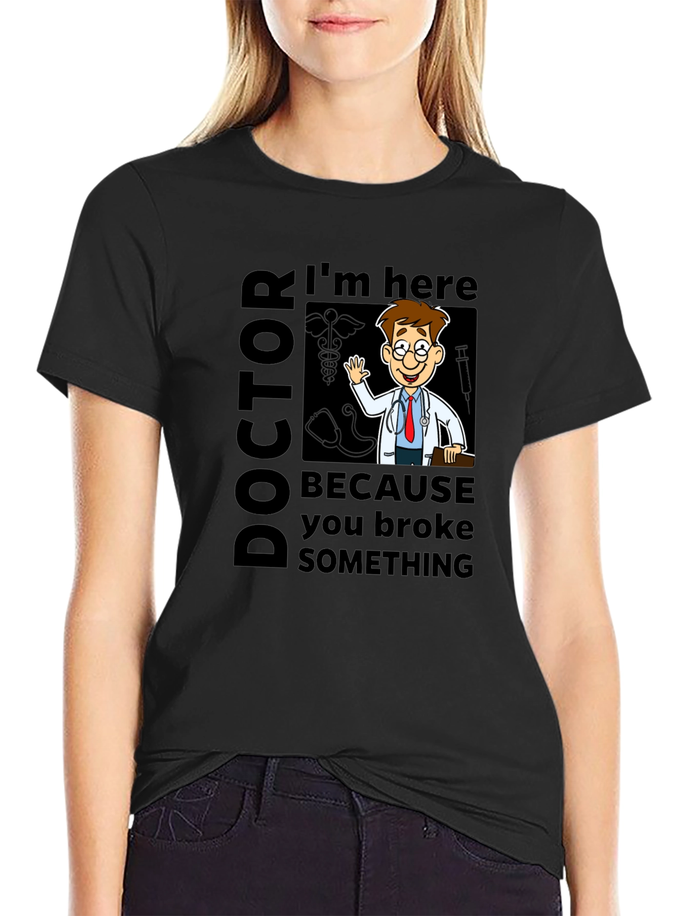 Doctor Cartoon Graphic Tee