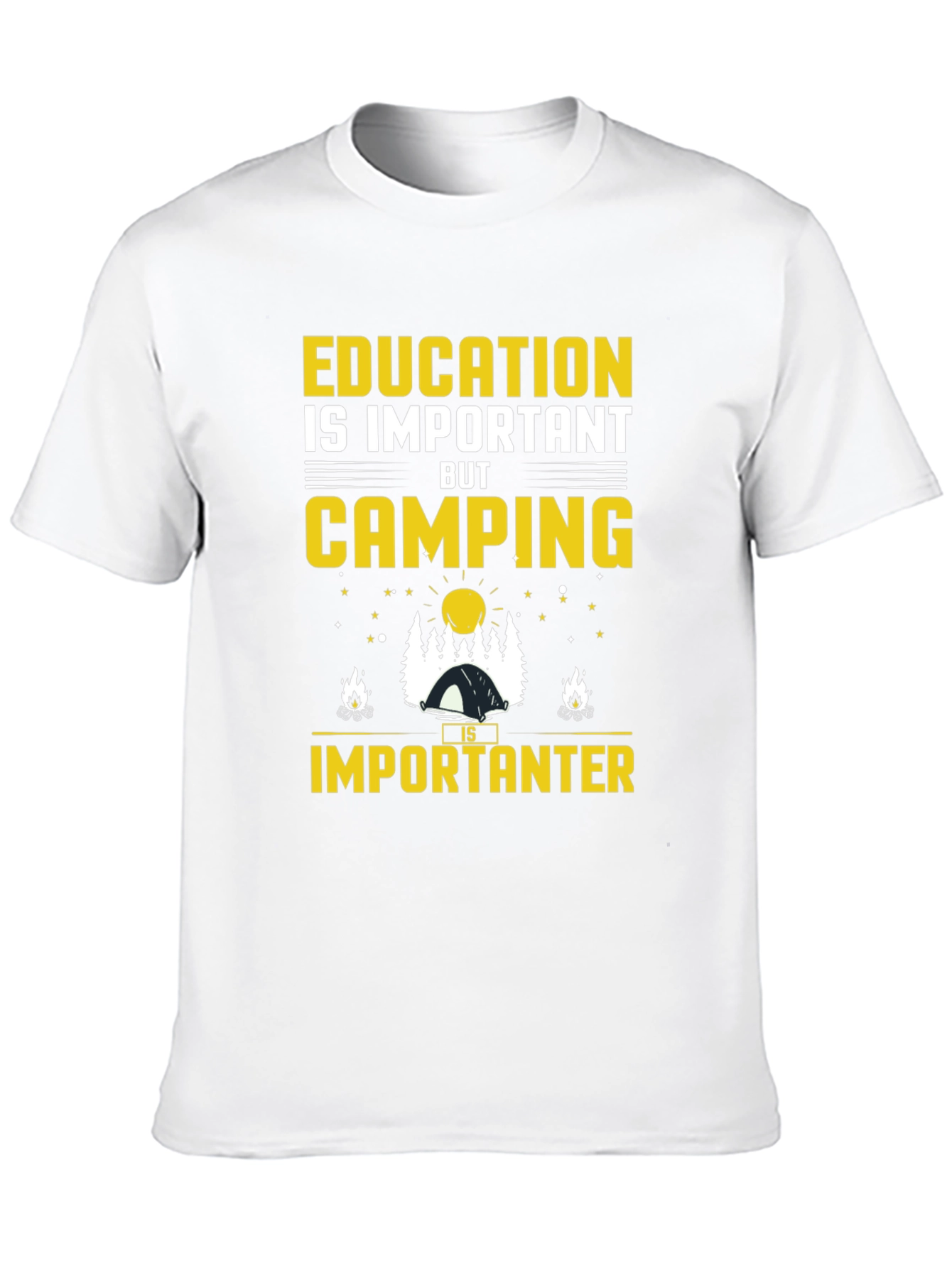 Camping is Importanter Graphic T-Shirt