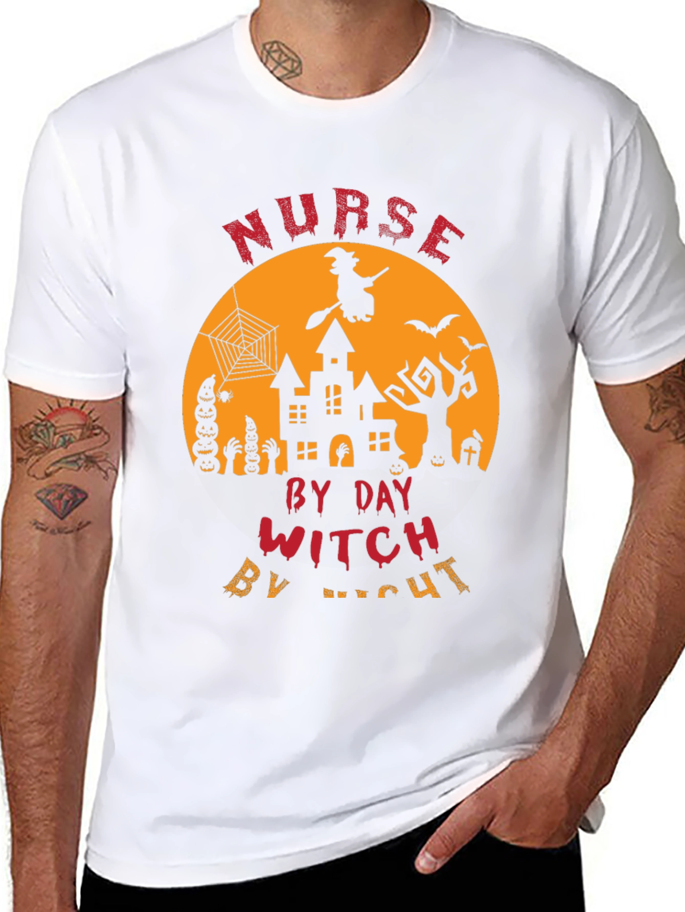 Nurse Witch Halloween T-Shirt