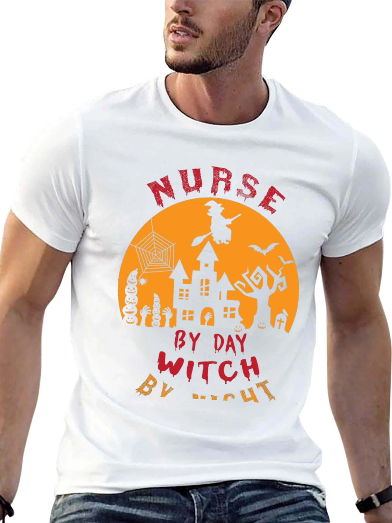 Nurse Witch Halloween T-Shirt