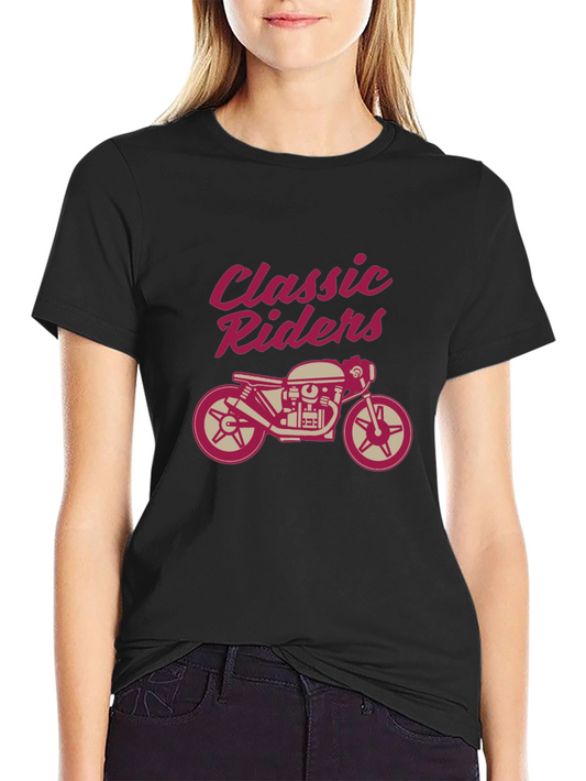 Classic Riders Graphic Tee - Motorcycle Design