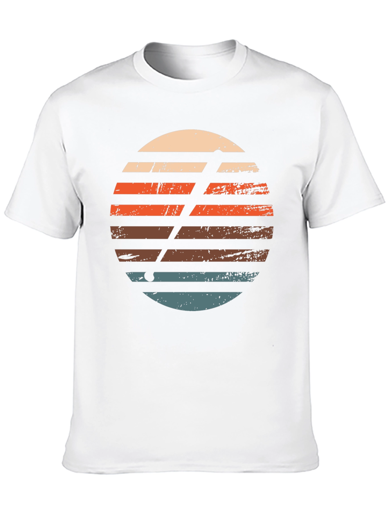 Retro Sunset Golf T-Shirt