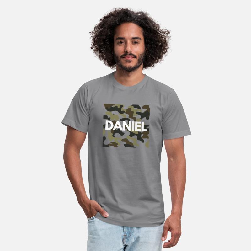 Daniel Name Hoodies Men Good Quality Camouflage