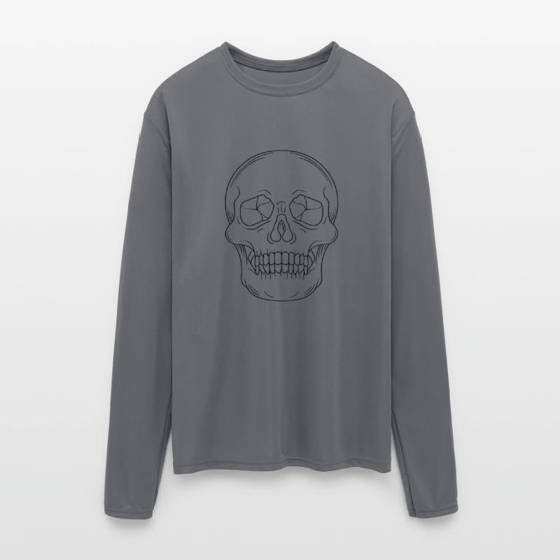 Dark Purple Skull Halloween