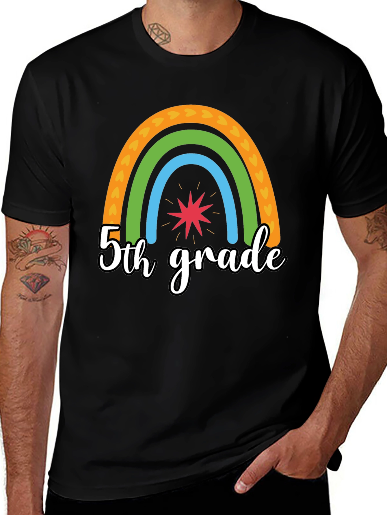 5th Grade Rainbow T-Shirt