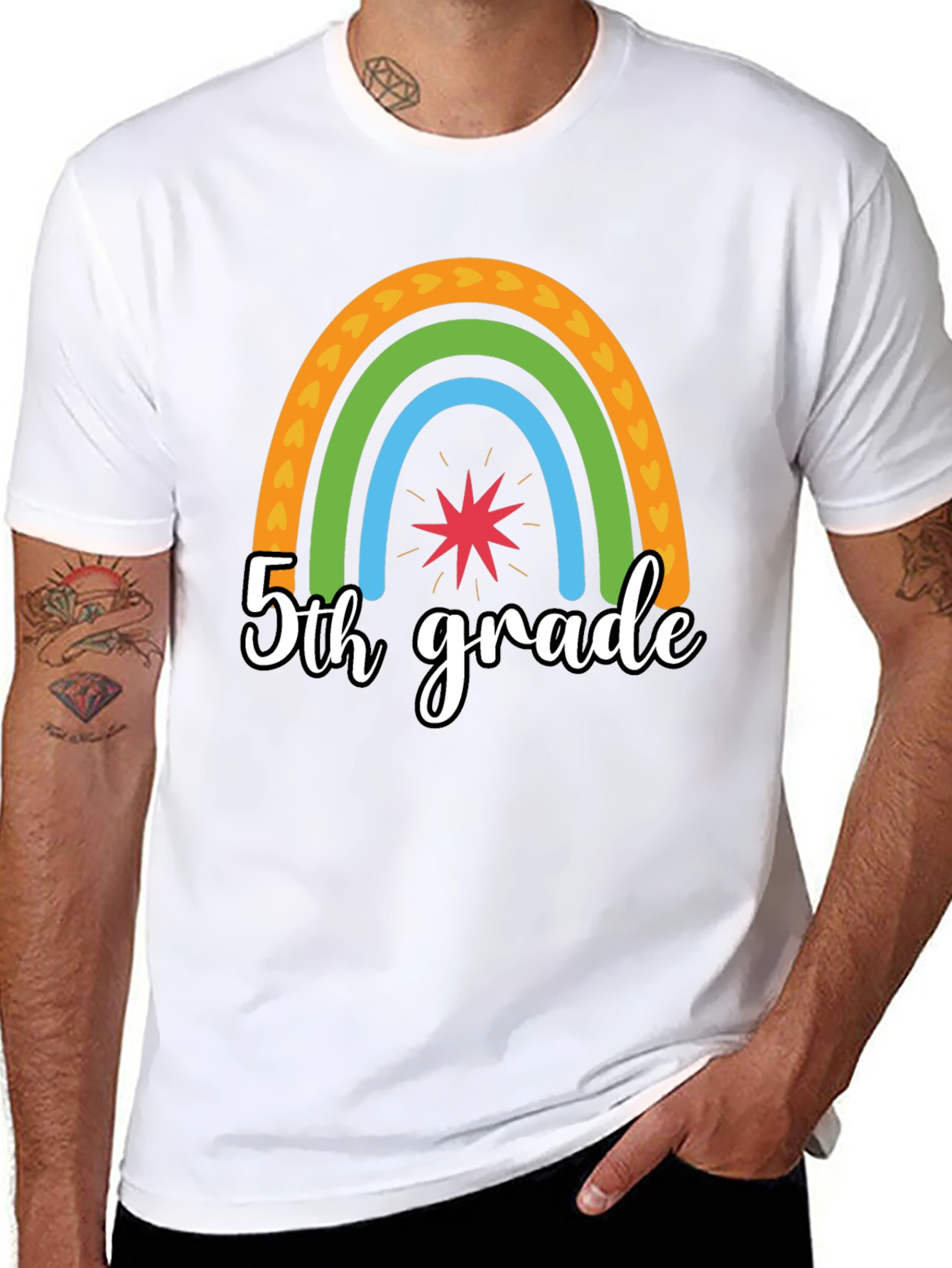 5th Grade Rainbow T-Shirt