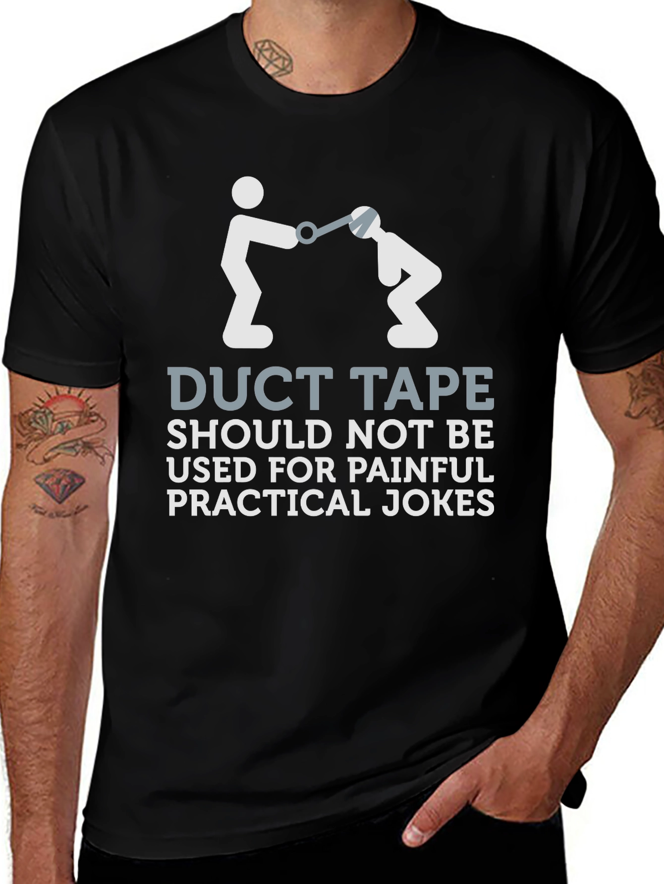 Duct Tape Practical Joke T-Shirt