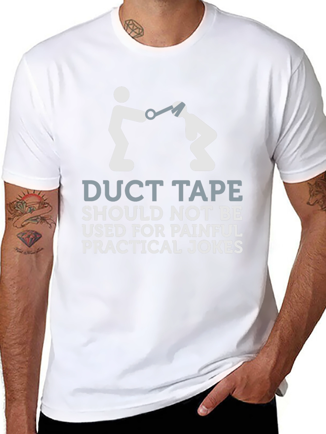 Duct Tape Practical Joke T-Shirt
