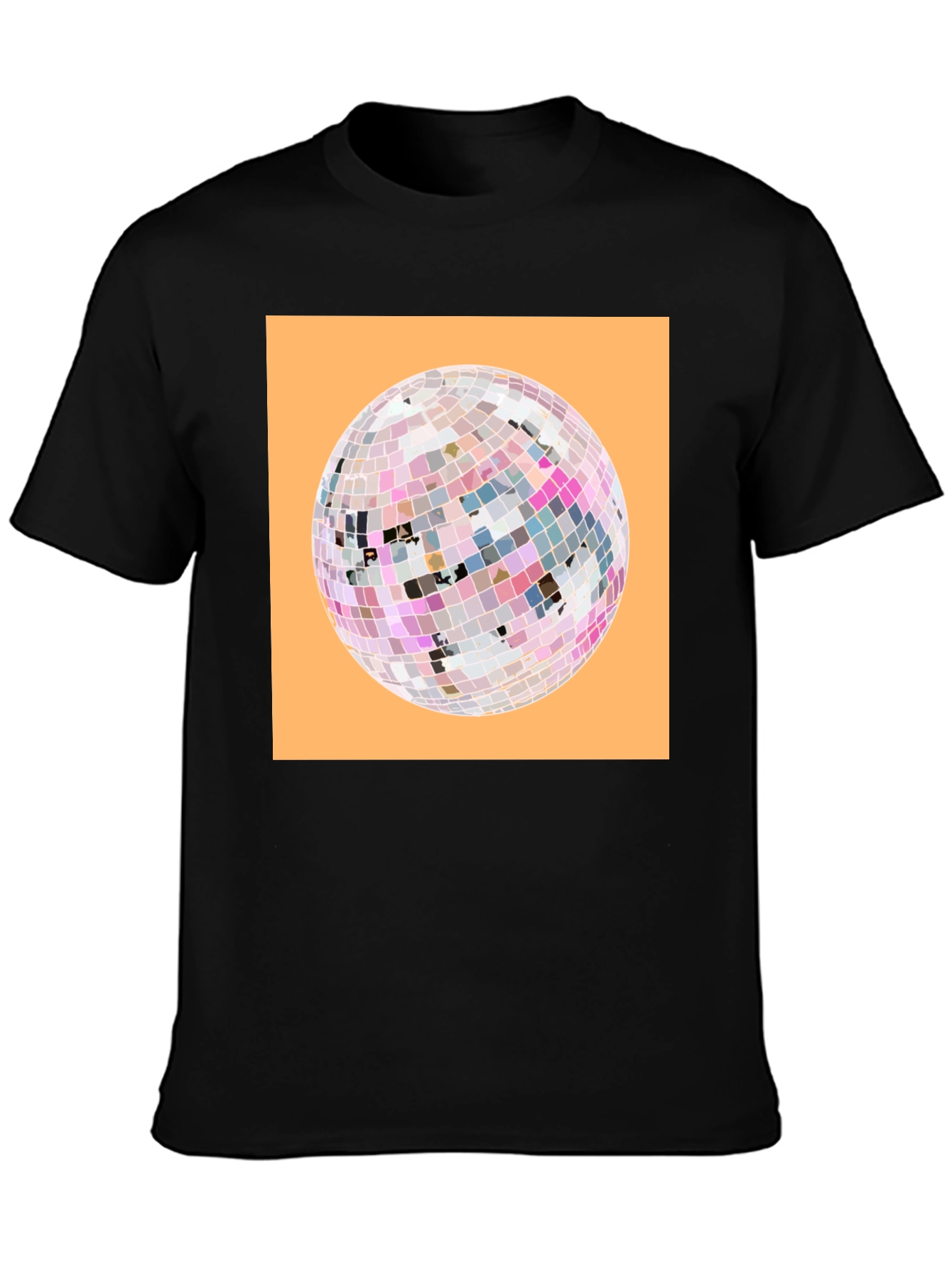 Disco Ball Graphic Tee - Retro Party Shirt