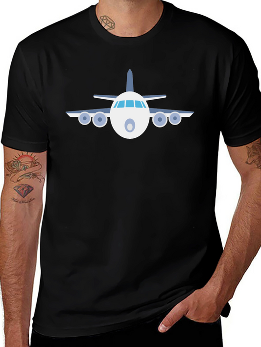 Airplane Graphic Tee - Aviation Lovers T-Shirt