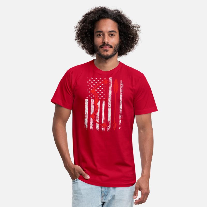 Deer Hunting American Flag Bow Hunting