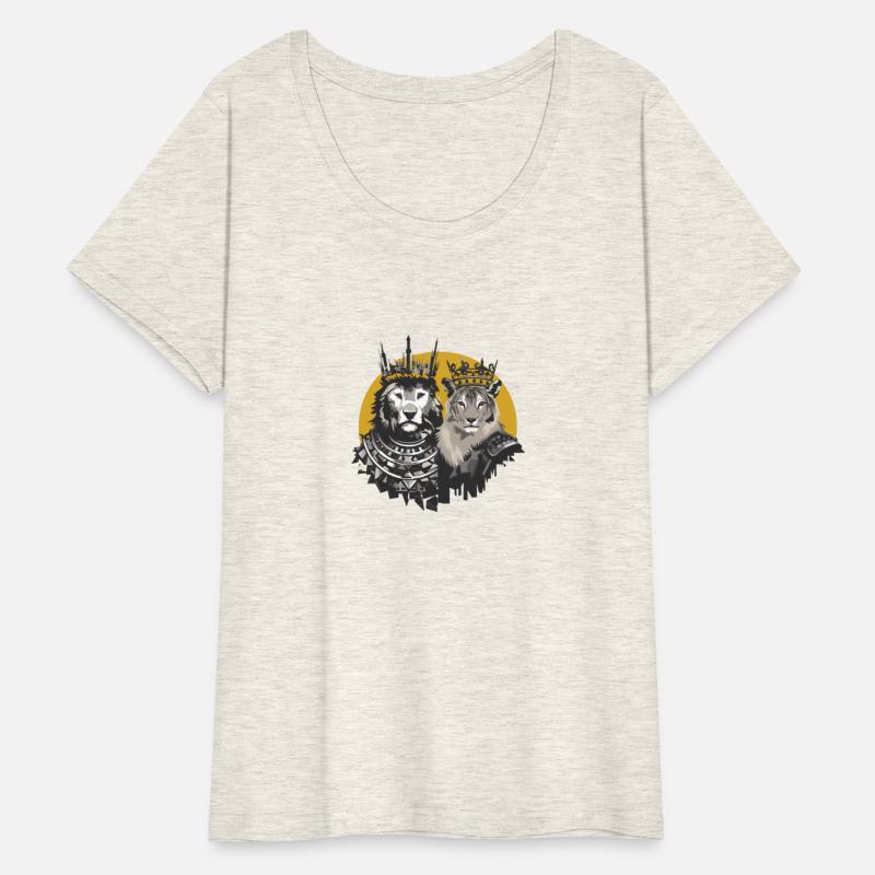 Design a Depict wild animals as kings