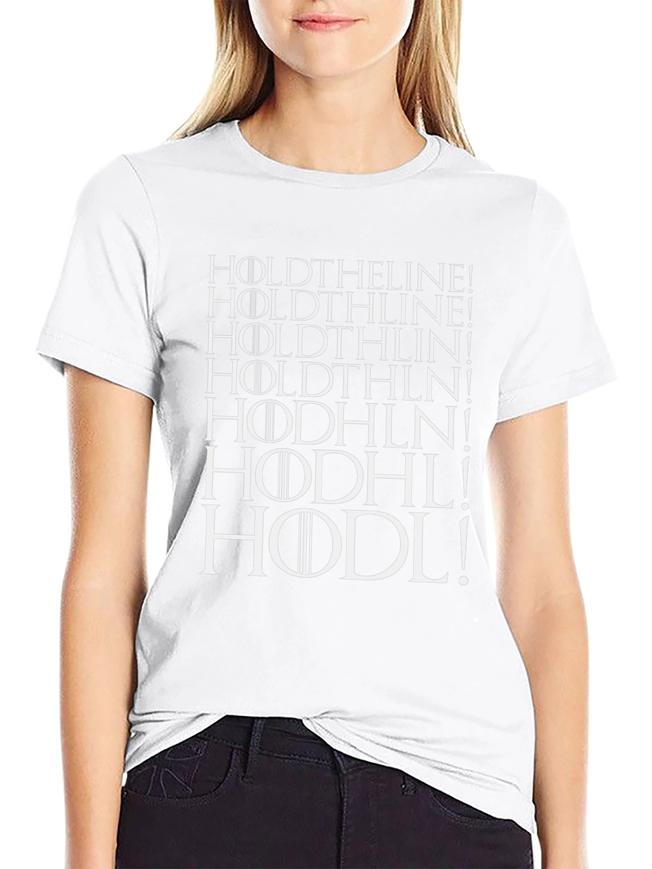 HODL Crypto T-Shirt - Hold the Line Bitcoin Apparel