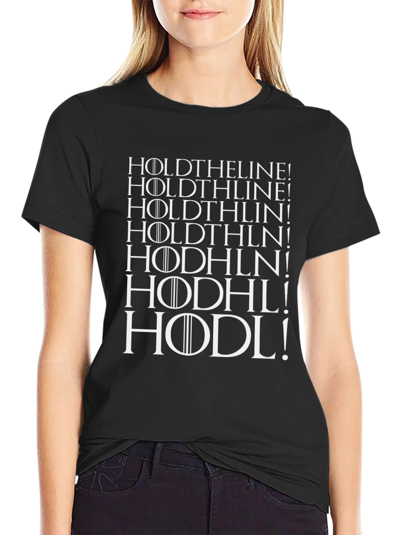 HODL Crypto T-Shirt - Hold the Line Bitcoin Apparel