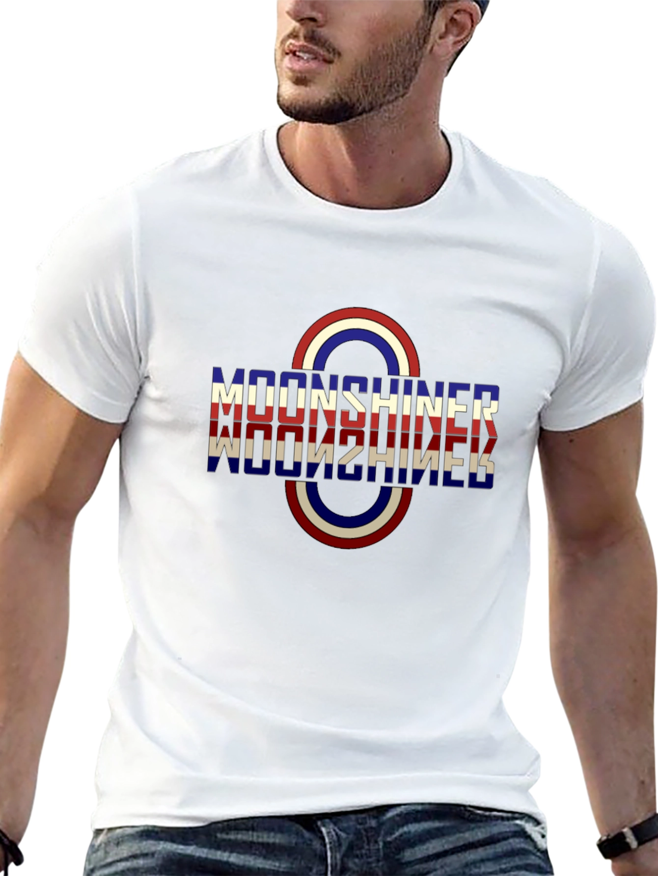 Moonshiner Graphic Tee - Classic Round Design