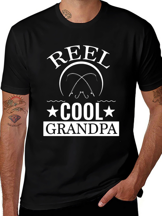 Reel Cool Grandpa Fishing T-Shirt