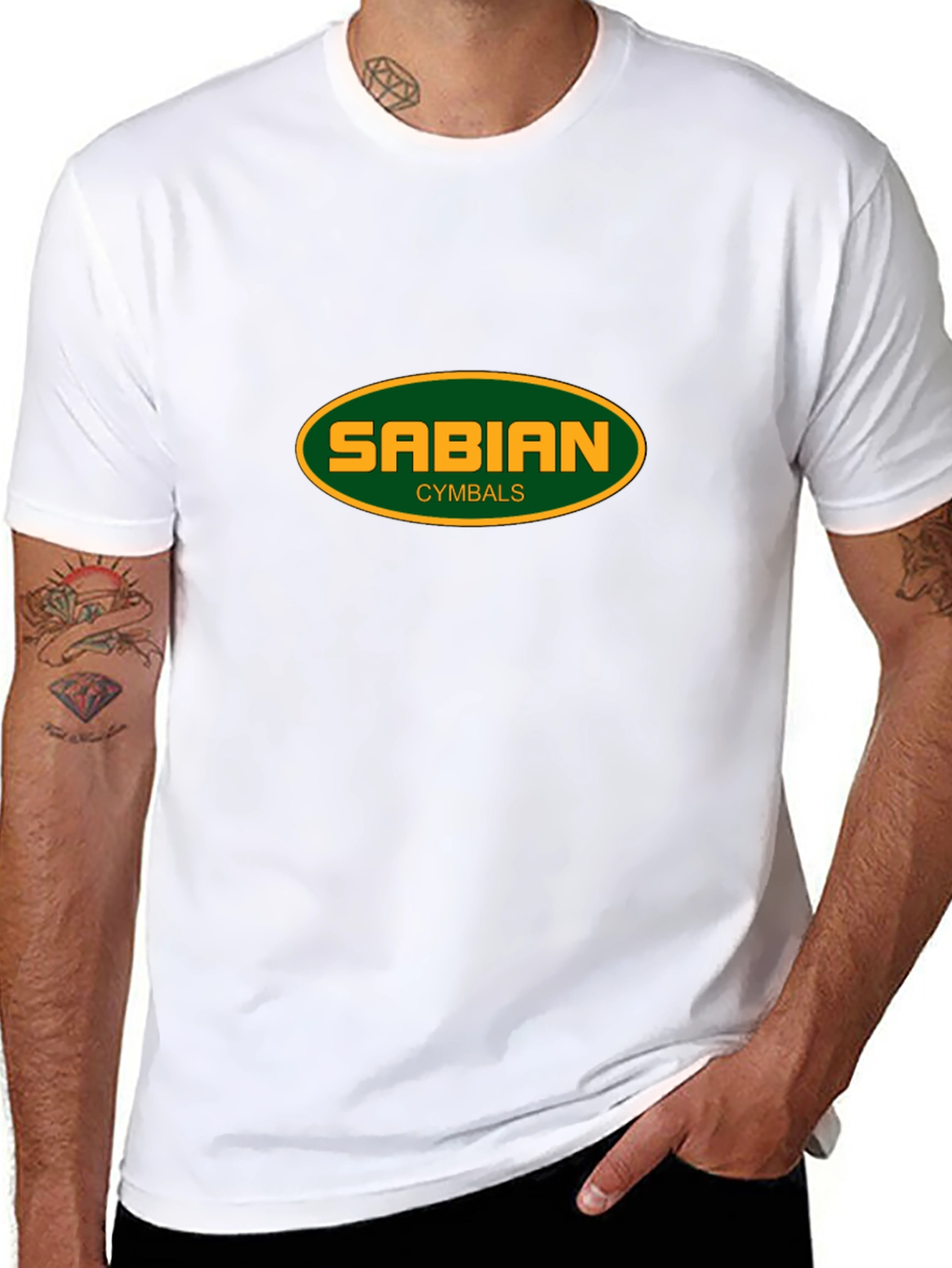 Sabian Cymbals Black T-Shirt - Drummer Apparel