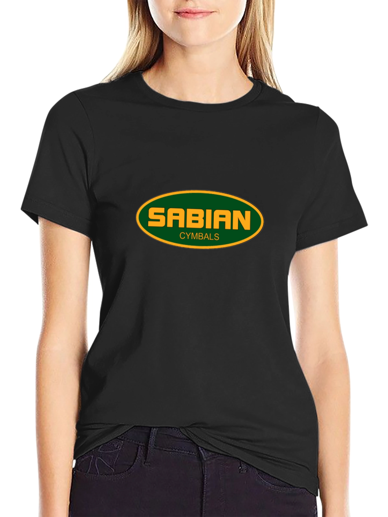 Sabian Cymbals Black T-Shirt - Drummer Apparel