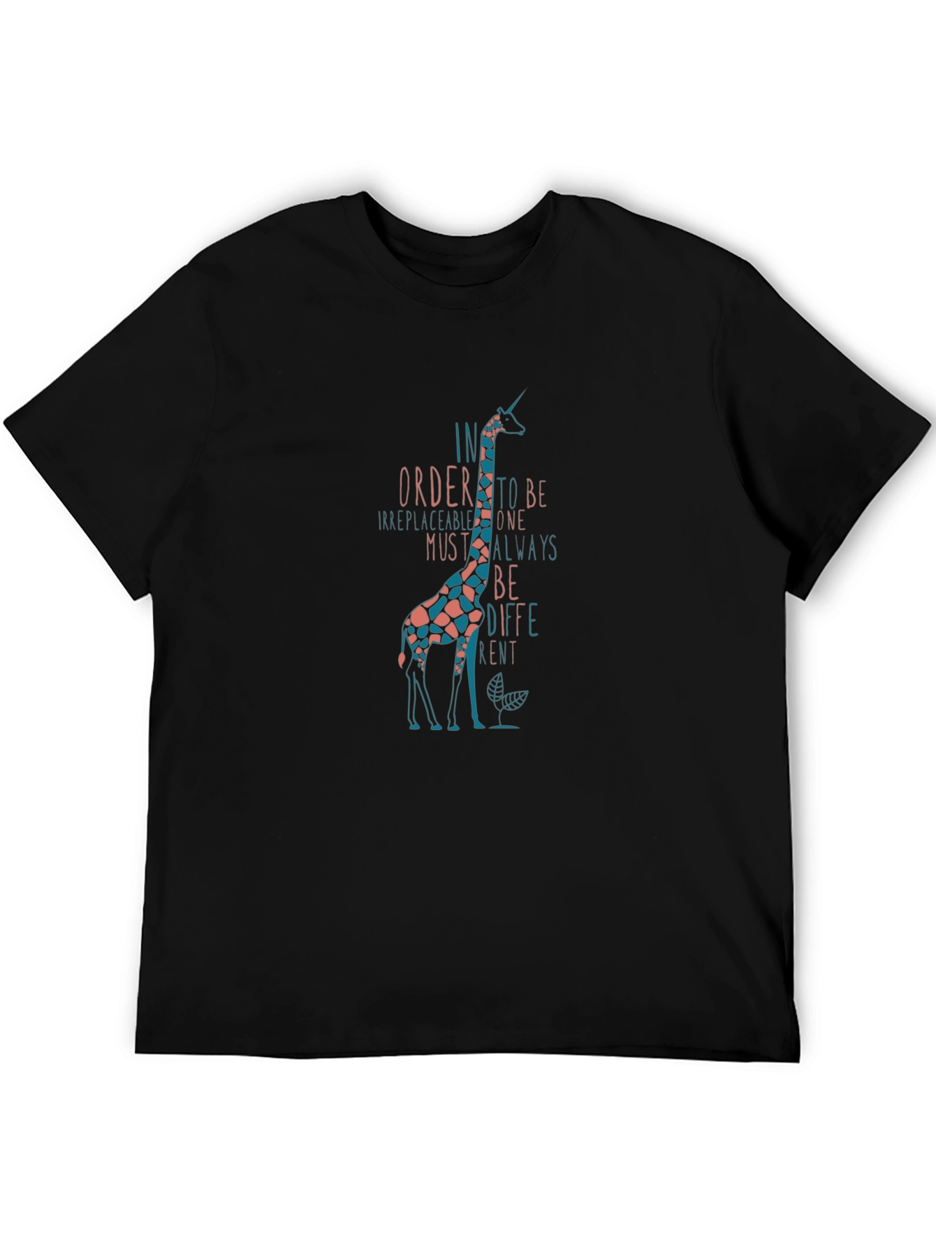 Unique Giraffe Graphic T-Shirt - Be Different!