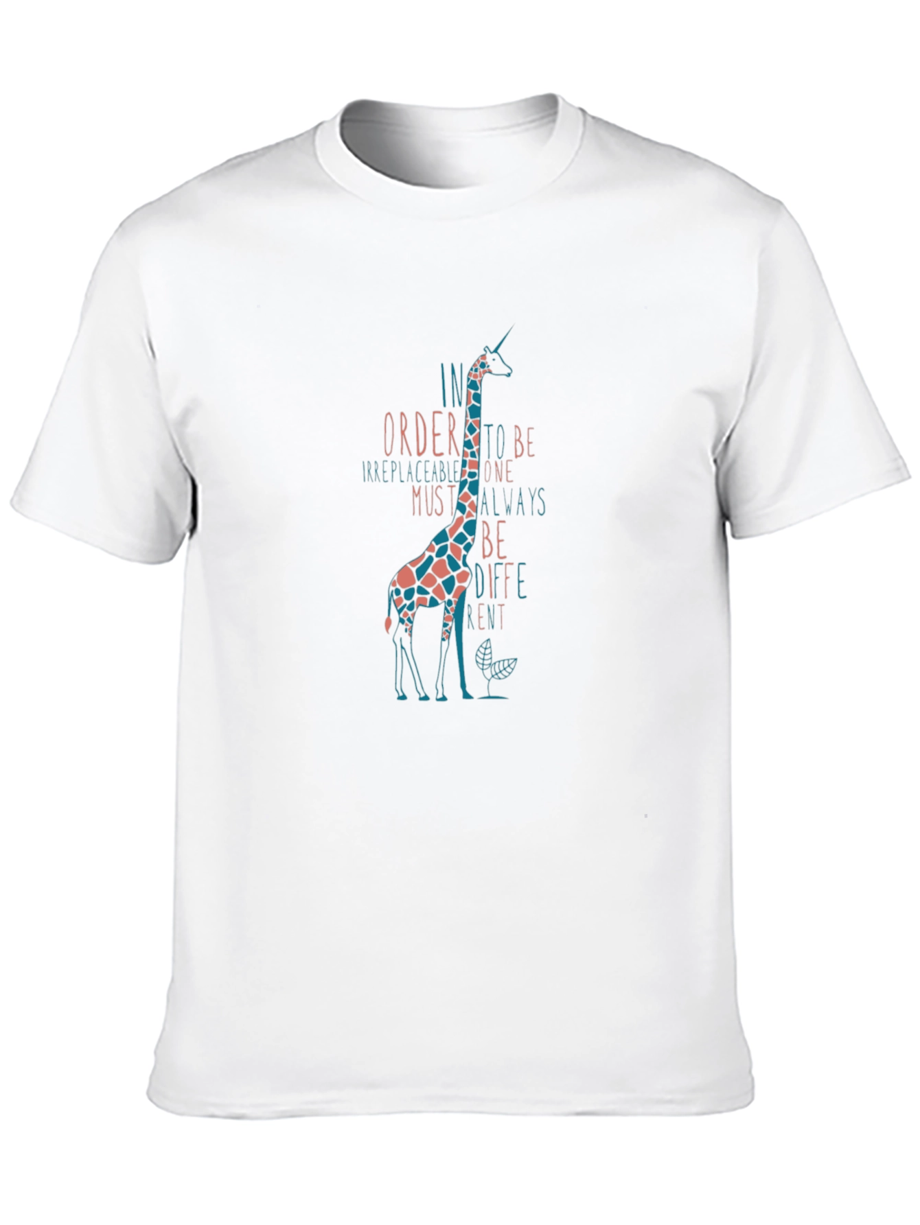 Unique Giraffe Graphic T-Shirt - Be Different!