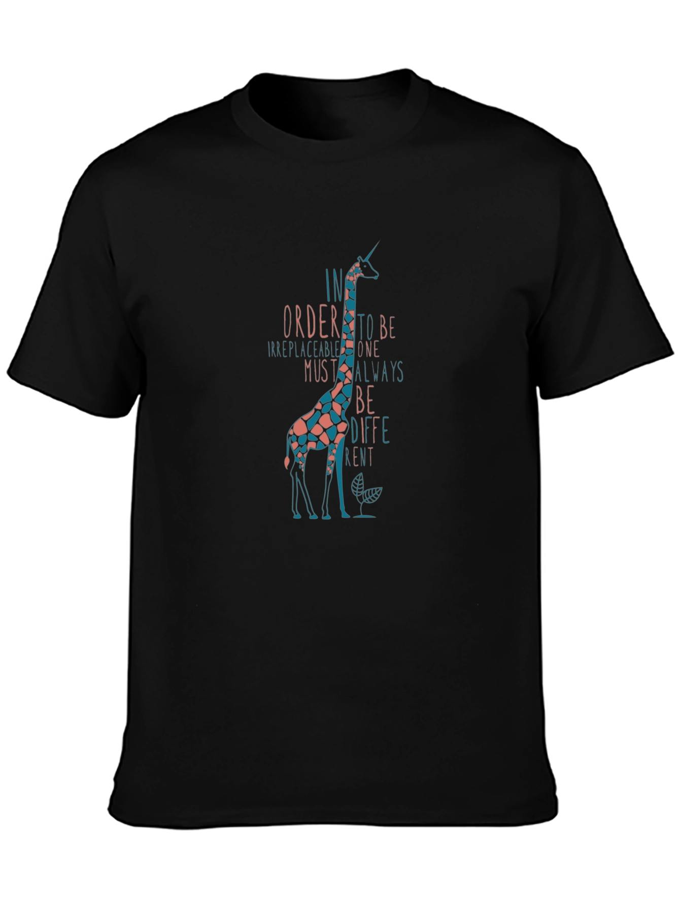 Unique Giraffe Graphic T-Shirt - Be Different!