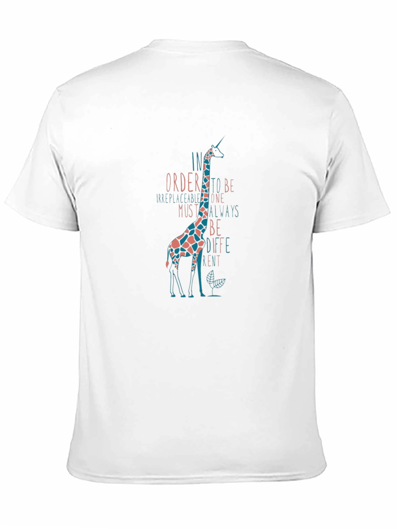 Unique Giraffe Graphic T-Shirt - Be Different!