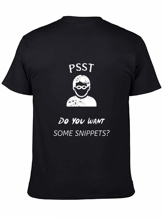 Psst Snippets T-Shirt - Soft Cotton Tee
