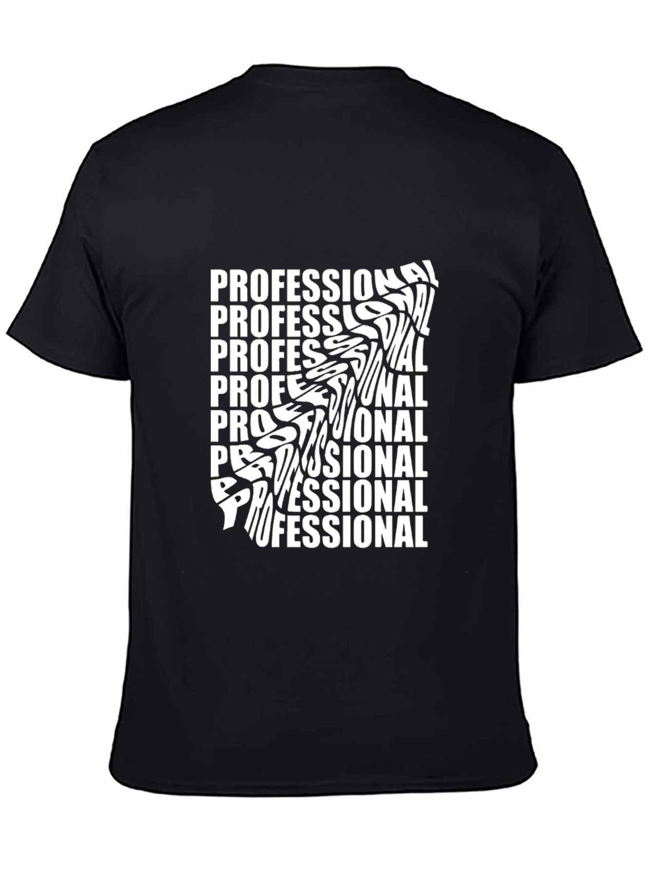 Professional Graphic Tee - Black