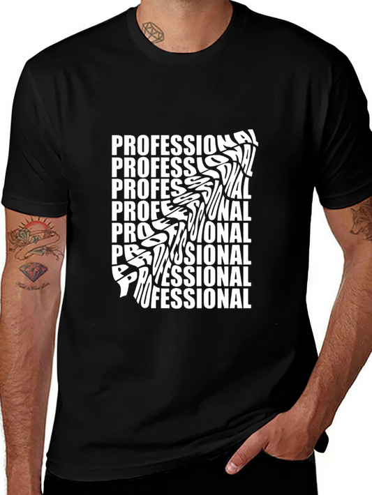 Professional Graphic Tee - Black