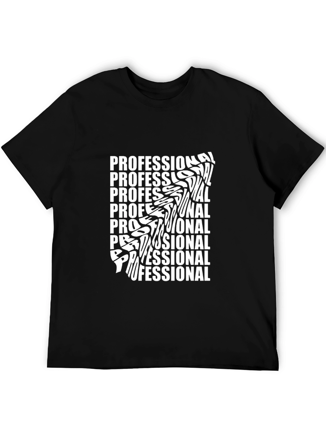 Professional Graphic Tee - Black