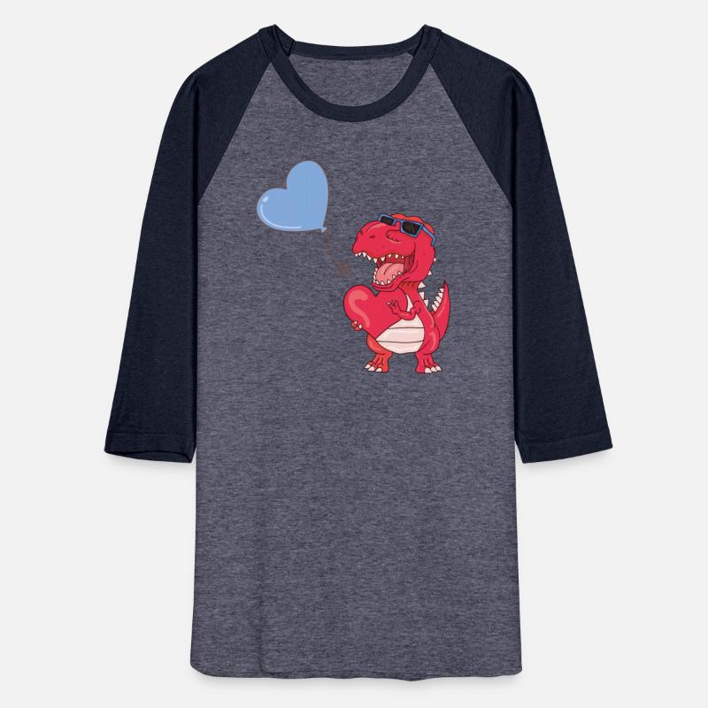 Dinosaur With Heart Balloon Valentines Day Love