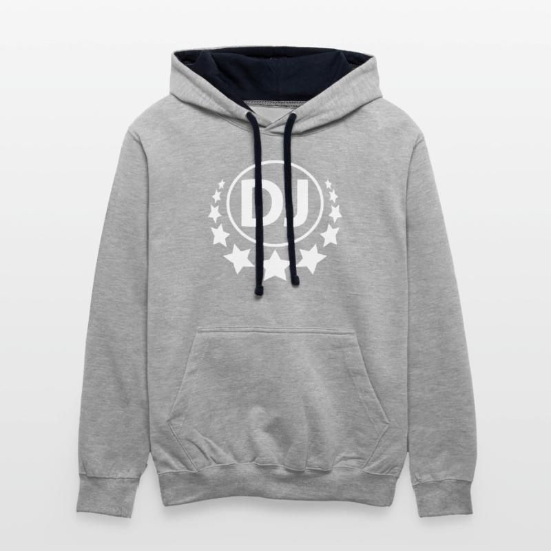 DJ Deejay Star Dance Club Disco Music Party Logo