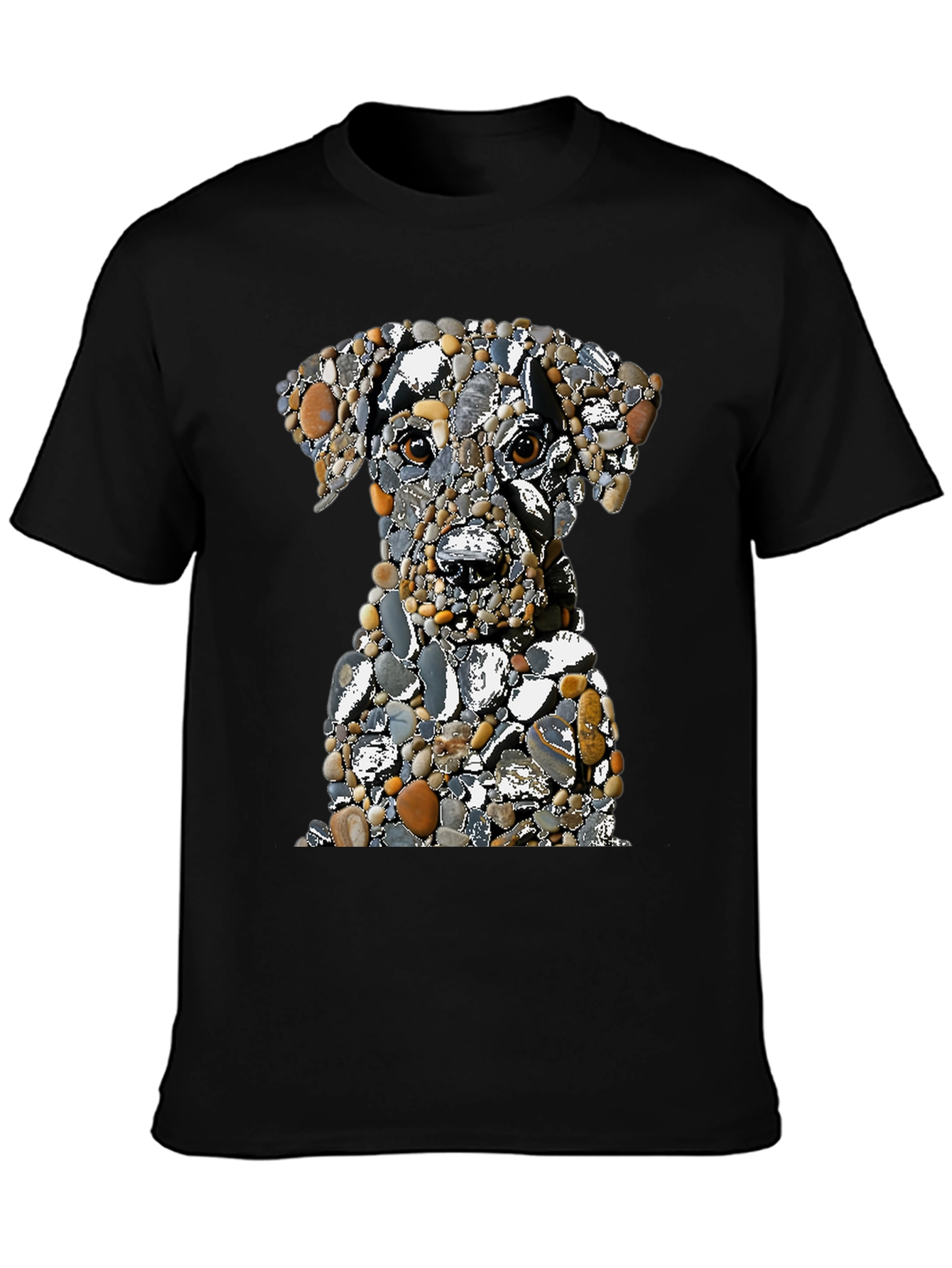 Stone Dog Graphic Tee - Unique Pet Lover Gift