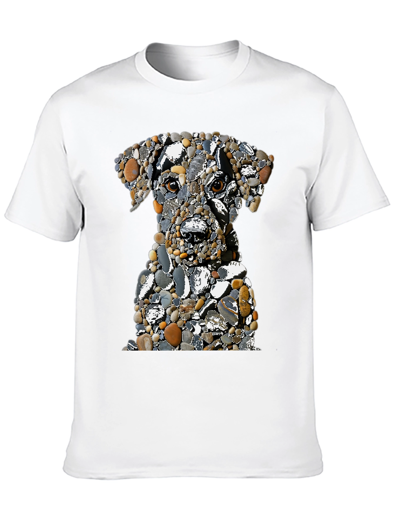Stone Dog Graphic Tee - Unique Pet Lover Gift