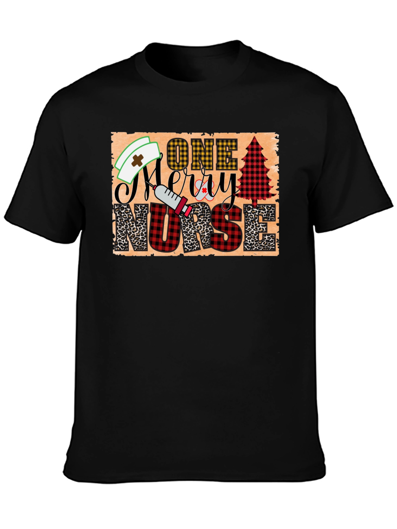 One Merry Nurse Christmas T-Shirt